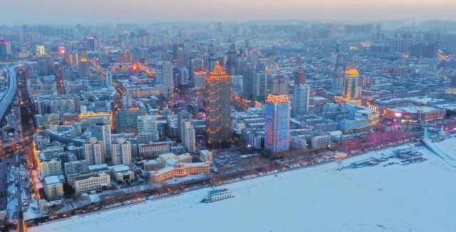 哈尔滨的冬天