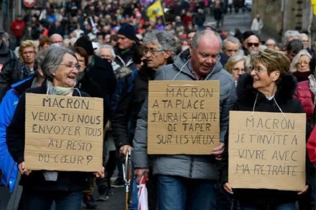 法国罢工游行
